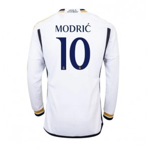 Real Madrid Luka Modric #10 Hemmatröja 2023-24 Långärmad
